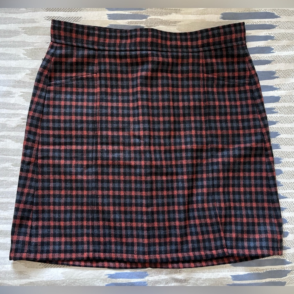 LOFT Plaid Skirt